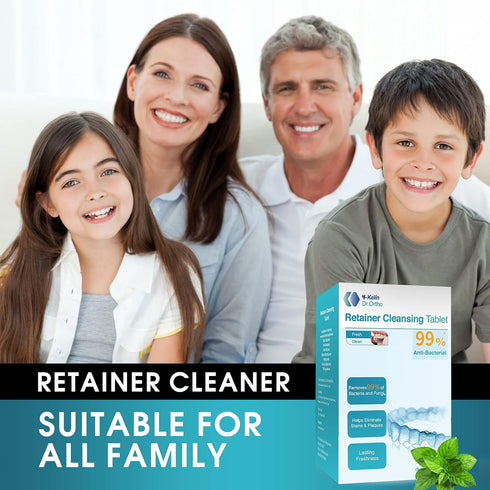 Y-Kelin Retainer Cleaner, Mouth Guard Cleaning Tablets - Remove & Clear Stains from Dental Appliances - in 3 Minutes (Mint,36 PCS)...