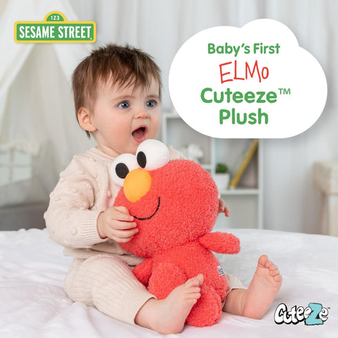 KIDS PREFERRED Sesame Street Baby's First Elmo Cuteeze Plush Stuffed Animal for Babies and Infants - 12 Inches...