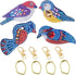 Gocelyn DIY Diamond Painting Keychains Birds Full Drill Kits Art, DIY Keychain Ornaments Mosaic Making for Key Ring Phone Handbag Decor......