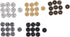 100PCS 5mm Mini Snap Buttons for Doll Clothes Assorted Metal Snap Fasteners Buttons Round Button Buckle Small Press Buttons Miniature Snap Buttons...