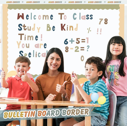 221 Pcs Alphabet Combo Cutout for Bulletin Board, Letters, Numbers, Punctuation, Symbols Cutouts for Back to School Classroom Home Chalkboard Bull...