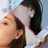 Huucky 450PCS Gold Earring Posts and Backs,Hypoallergenic Earring Studs for Jewelry Making,Stainless Steel Flat Pad with Butterfly and Rubber Bull...