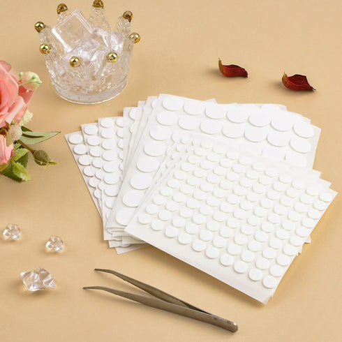 WANDIC 824 Pcs Sided Adhesive Foam Dots, 10 Sheets 3 Sizes Dual-Adhesive Foam dots Round 3D Pop Foam Dots Adhesive Mount for Scrapbooking Office C...