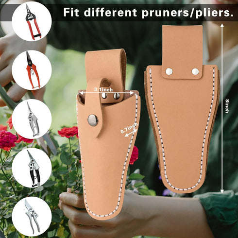 Sheath Pouch Holder Tool Pouch for Pruning Shears Pruner Pruning Shears Hanging for Garden Pruning Pliers Shears Scissors...