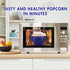 The Original Korcci Microwaveable Silicone Popcorn Popper, BPA Free Microwave Popcorn Popper, Collapsible Microwave Popcorn Maker Bowl, Use In Mic...