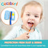 Dinosaurs 4-Piece Toothbrush Set Kid's Toothbrush Set Kids travel set Toothbrush, Toothbrush Cap, Cup Included and Carry Bag...