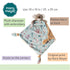 Mary Meyer Little Knottie Lovey Security Blanket, 10 x 10-Inches, Down Under Koala...