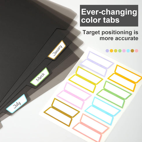 Yoment Discbound Notebook Customizable Spiral Journal Refillable 5 Subject Notebook with Removable Pages 120 Wide Ruled Disc Planner with 6 Binder...