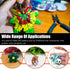 1101Pcs Colorful Mini Screw Eye Pins Kit, 4x8mm/5x10mm Small Metal Eye Screws, Eye Pins Hooks Eyelet Screw Threaded Clasps with Bent Tweezer for J...