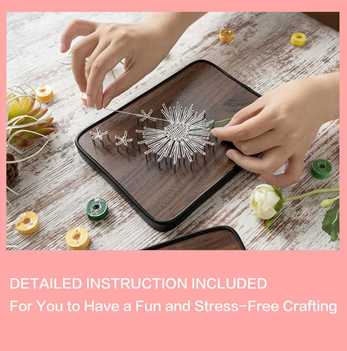 DIY String Art Kit for Beginner, Dandelion String Art ,Unique Gift,Craft Kit for Holidays......