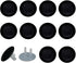 Generic 24 PCS Child Proofing Outlet Covers Pure Black Electrical Safety Socket Protection Caps for 2-Prong Power Wall Plates, czbhg-001...