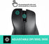 Perixx PERIMICE-621B Wireless Mouse - Silent Click with Ergo Design - Compatible for Desktop and Laptop PC - Wireless 2.4 GHz - Black...