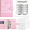 100 Envelopes Money Saving Challenge Binder, A5 Money Saving Challenge Book with Cash Envelopes, Savings Challenges Budget Book Binder to Save $5,...