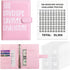 100 Envelopes Money Saving Challenge Binder, A5 Money Saving Challenge Book with Cash Envelopes, Savings Challenges Budget Book Binder to Save $5,...