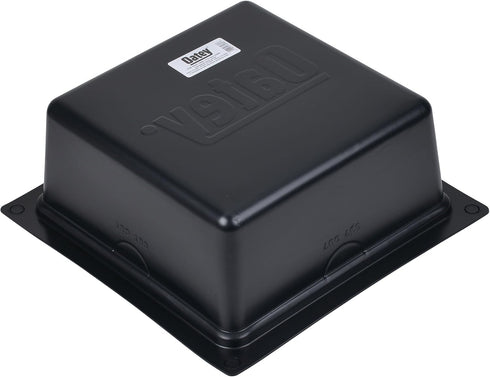 Oatey 34080 Bottom I.D. 11-1/2-Inch x 11-1/2-Inch Tub Box for Slab Construction Top I.D. 13-Inch x 13-Inch/Depth 6 1/2-Inch , Black...