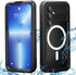 NINKI Compatible Samsung Galaxy S24 Waterproof Case with Magnetic Magsafe Charging,IP68 Waterproof Case for Samsung S24 Case Phone Case for Samsun...