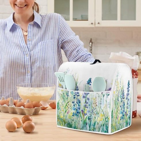 Dust Cover for Tilt Head 4.5-5 Quart and Extra Accessories, Dust Proof Easy to Clean Kitchen Stand Mixer Cover Electric Appliance Cover with Pocke...