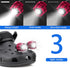 Headlights for Croc - 4pcs LED Croc Lights for Shoes Croc Charm Accessories, IP68 Waterproof for Adults and Kids - Hiking, Walking Dog and Camping...
