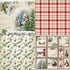 Christmas Scrapbook Paper Pad Christmas Origami Paper 6X6 -24 Sheets Christmas Single-Sided Journal Decorative Paper for Holiday Cardmaking DIY Or...