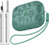 Flower Engraved Case for Airpods Pro 2 Case, Soft Silicone Skin Cover Protective Cases with Cleaner kit and Lanyard Compatible for AirPod Pro 2nd ...