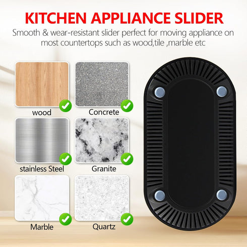 12Pcs Appliance Sliders for Kitchen Appliances, Appliance Slider, Small Appliance Slider for Most Countertop...