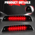 High Mount LED 3rd Brake Light Center Light for 1995-2015 Toyota Tacoma (Black Cover Smoke Lens)...