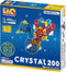 LaQ Crystal 200 | 200 Pieces | 2 Models | Age 5+ | Creative, Educational Construction Toy Block | Made in Japan...