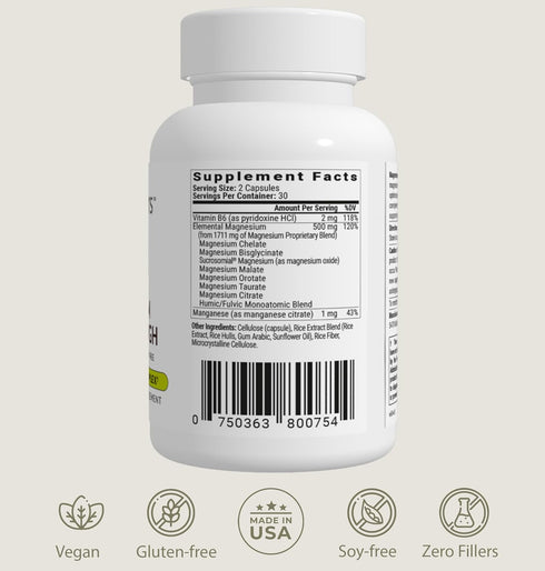 BIOptimizers Magnesium Breakthrough Supplement 4.0-7 Forms of Mg: Glycinate, Malate, Citrate, and More - Natural Support for Sleep and Cognitive F...