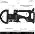 Keychain Multi-tool 3Pack Metal Pocket Tool for men Portable No rust multi-function tools Wrench for Screw,ruler and bottle opener,19 in 1 Total R...