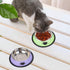 Pet Bowl Stainless Steel Non-Skid Rubber Base Dog Bowl Cat Bowl GR OR PP...