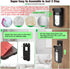 Upgrade Adhesive Doorbell Mount Compatible with Video Doorbell 1/2/3/3 Plus/4/(2020 Release)/(2023 Release), No-Drill Door Mount Cover Holder Acce...