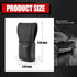 1 PC Car Shift Knob Cover, Perforated Breathable Sweat-Absorbent Leather Shift Lever Anti-Scratch Protective Cover, Side Opening Design for All Se...