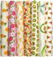 7pcs 18" x 22" Cotton Fabric Different Patterns Fruit Printed Design Patchwork Quilting Fabric Bundles for DIY Sewing Crafts...