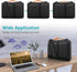 14 inch Laptop Case Sleeve, Waterproof Shock-Resistant Lightweight Shoulder Bag, 360° Protective Notebook Briefcase Compatible with 14 inch MacBoo...