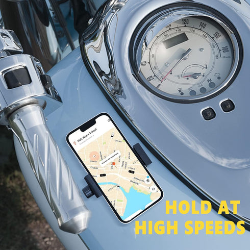 Gym Magnetic Phone Mount Holder, Heavy Duty Magnet Base Cell Phone Clamp, Attracts to Ferrous Metal Surface, Designed for Gym, Motorcycles Tank, T...