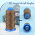 0.55mm Beading Threads, 490Yards Round Waxed Threads Polyester Cord Bracelet Beading Cords Beading Threads Waxed Polyester Cord Waxed Cord for Bra...
