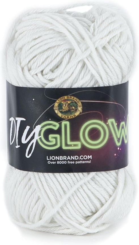 Lion Brand Yarn DIY Glow Yarn, Natural......