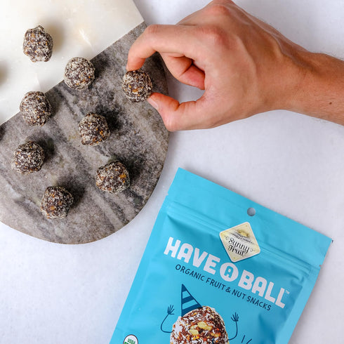 Sunny Fruit 100% RAW Fruit & Nut Snacks, Fig & Walnut, 1-Pack (9 Balls Per Bag) | No Sugar Added | Healthy, Convenient, On-the-Go Energy Balls | O...