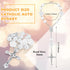 2 Pieces Car Rosary Rearview Mirror Auto Rosary Religious Car Mirror Hanging Accessories for Car Personalized Protection Charm for Auto Decors (Wh...