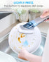 Dishwand, Non-Scratch Brush Scrubber with Soap Dispenser for Cleaning Dishes, Pan, Kitchen, Bathroom, and Household, 1 Dishwand and 3 Refills...