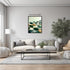 Posterizer 1 pcs-chic modern abstract shapes poster-green gold and black art 2-Abstract & Modern Art-Collectibles & Fine Art-Chic Home Decor- unfr...
