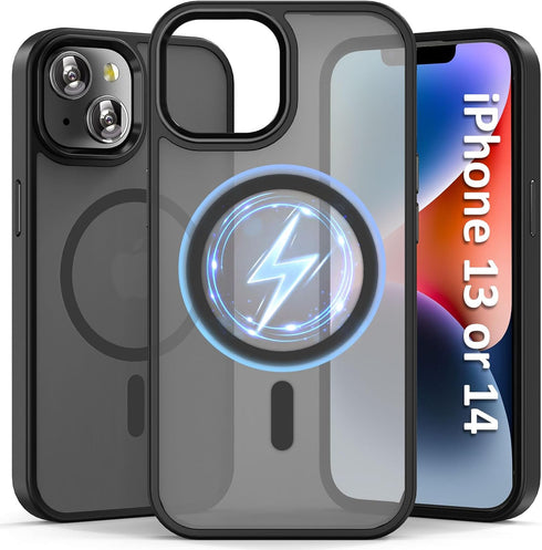 for iPhone 14 Case, iPhone 13 Case, Magnetic Phone Case Compatible with MagSafe, Military-Grade Heavy Duty Protection Phone Case for iPhone 13/14 ...