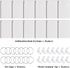 Duufin 120 Pieces Rectangle Sublimation Keychain Blanks Double Side Heat Transfer Blanks MDF Blank Board Key Rings Blanks for Sublimation DIY and ...