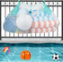 Pool Floats Storage Bag, Foldable Swimming Pool Hanging Mesh Organizer for Balls,Floats,Water Inflatable Toys and Other Pool Accessories, Green...