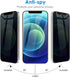 JETech Privacy Screen Protector for iPhone 12 mini 5.4-Inch, Anti Spy Tempered Glass Film, 2-Pack......