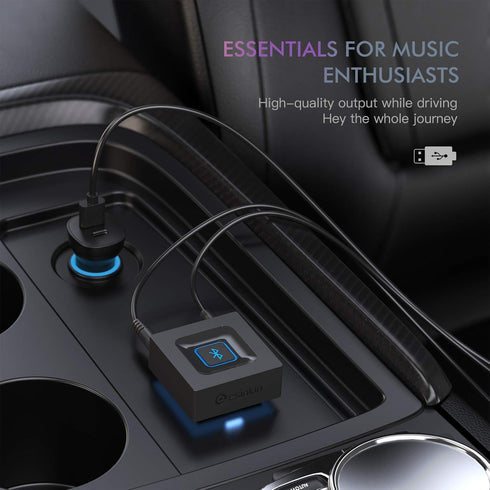 esinkin Wireless Audio Receiver for Music Streaming Sound System Works with Smart Phones, Tablets and Car, Wireless Adapter for Speakers...