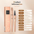 2Pcs Magic Eyebrow Pencil, 3D Waterproof Microblading Eyebrow Pen 4 Fork Tip Tattoo Pencil, Natural Makeup Fine Stroke Eyebrow Pencil Dark Brown B...