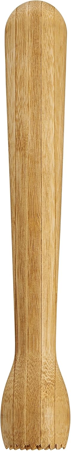 HIC Kitchen Bar Muddler, Natural Bamboo...