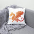 Medieval Dragon Stencil Flying Dragon Stencil 11.8×11.8inch with Paint Brush Ancient Dragon Template Reusable DIY Dragon Crafts and Decor on Wood ...