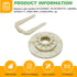2023 Upgraded W10396887 W10528947 Basket Driven hub kit by Techecook - Replacement for Whirlpool Kenmore Maytag Washer - Replaces W10396887 AP5665171 W10528947VP PS6012095